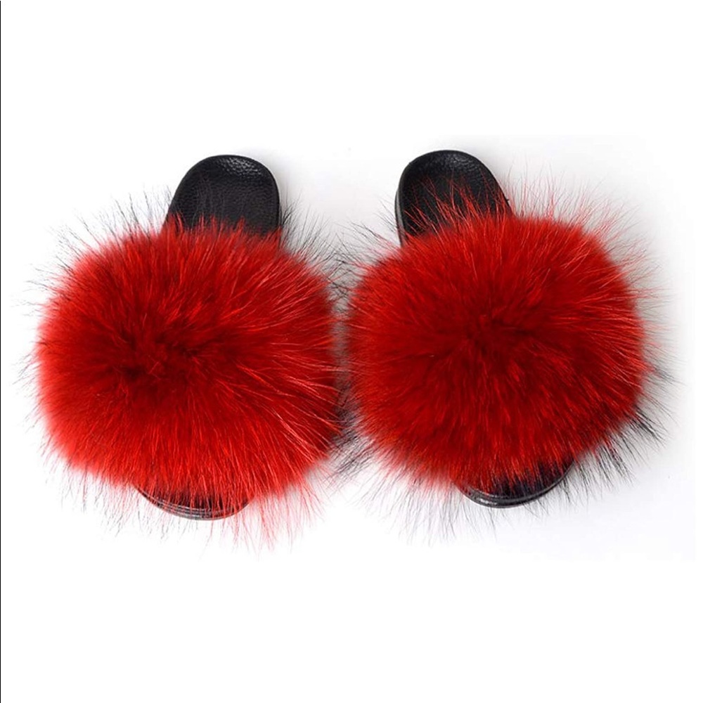 Genuine Fur Slides
